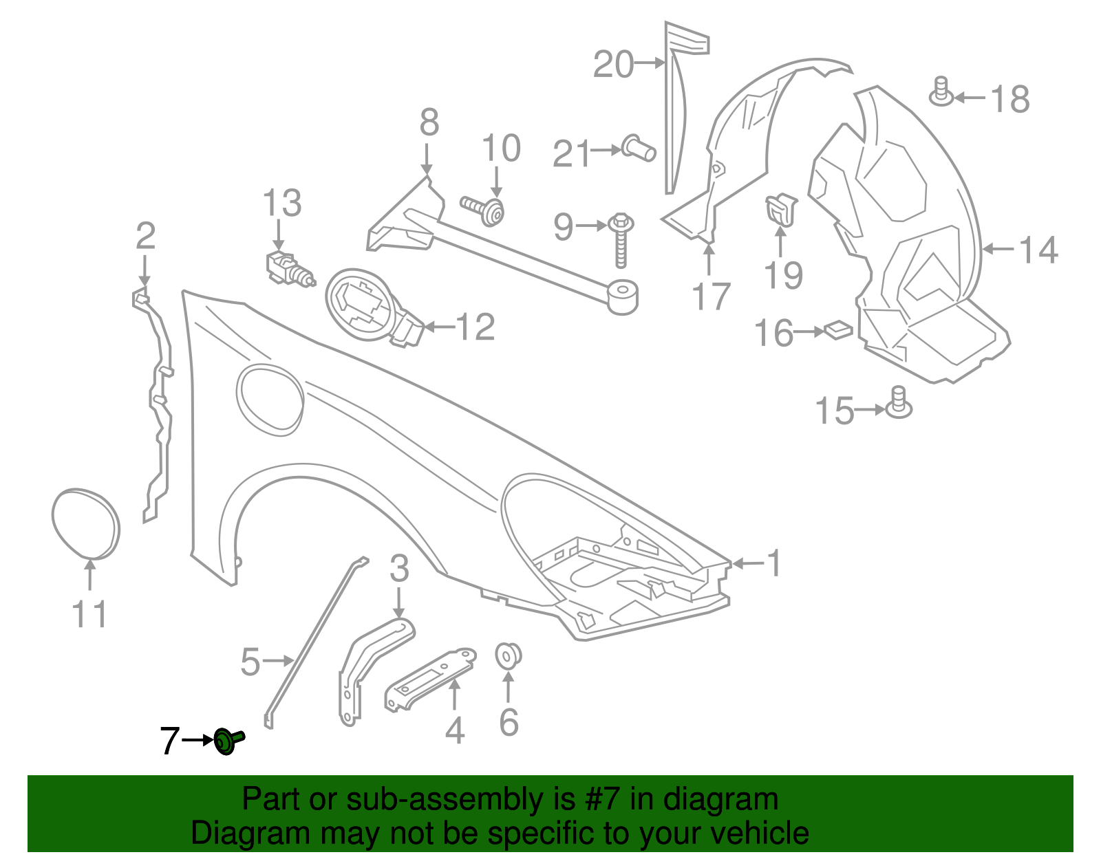Ft Seat Air Bag Screw - Porsche (N-910-423-01)