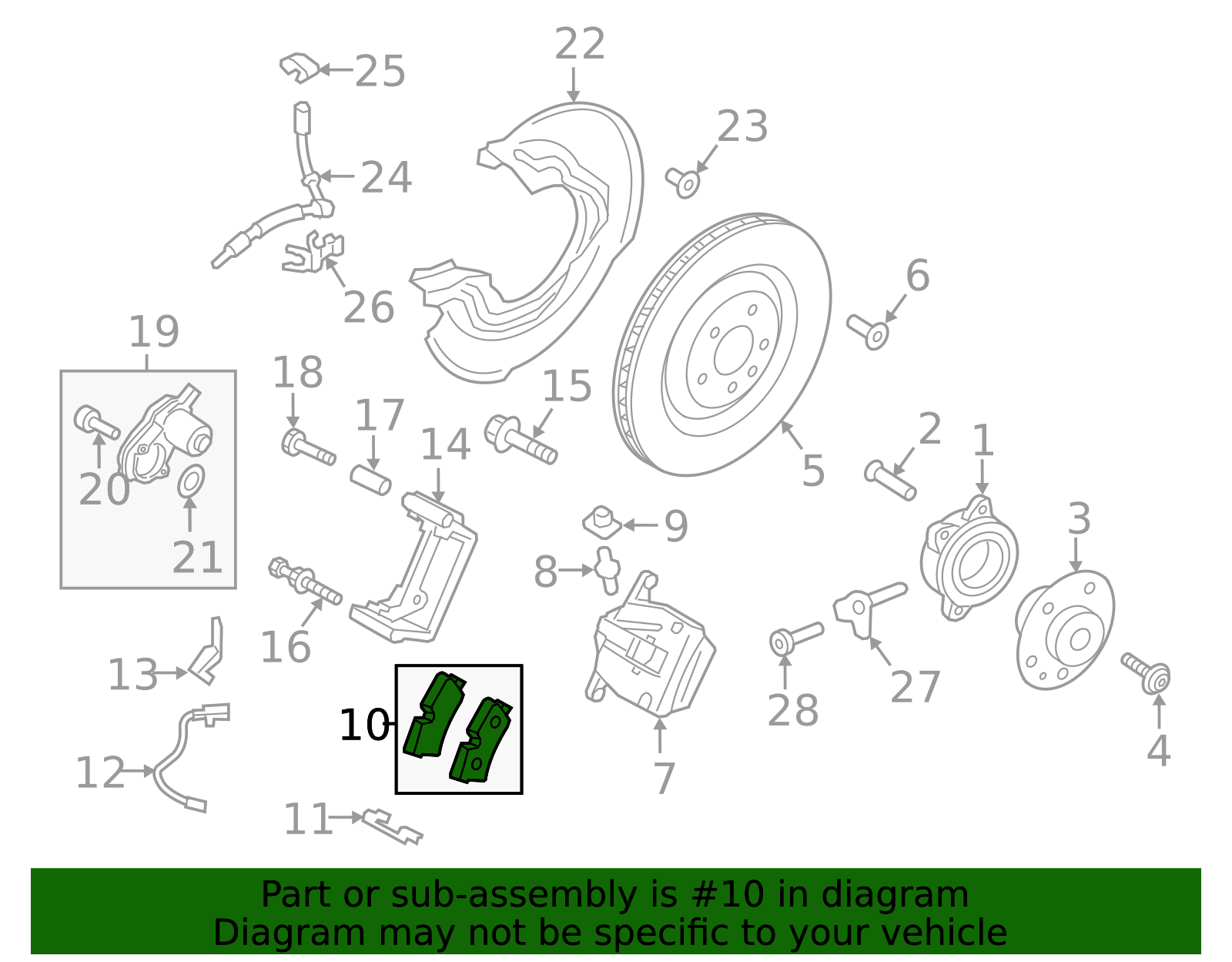 1 Set Of Brake Pads - Porsche (95B-698-451-H)