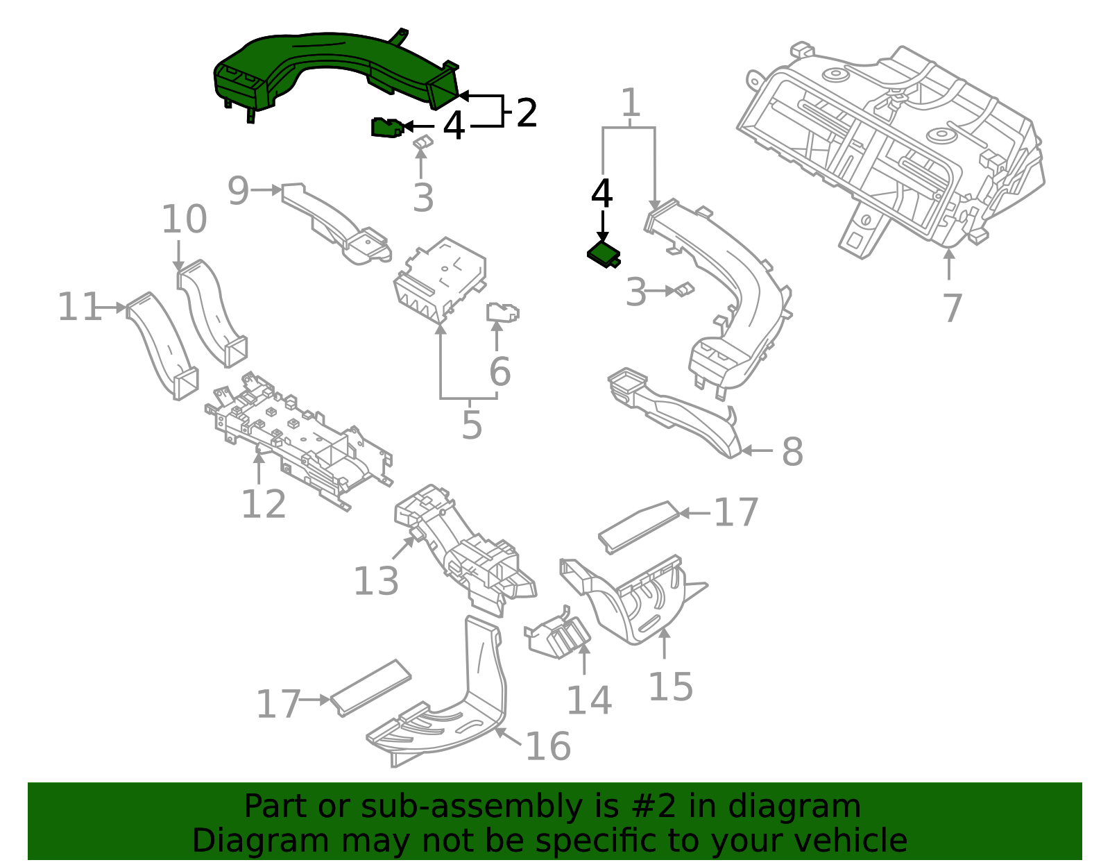Front Duct - Porsche (9J1-819-701-B-OS8)