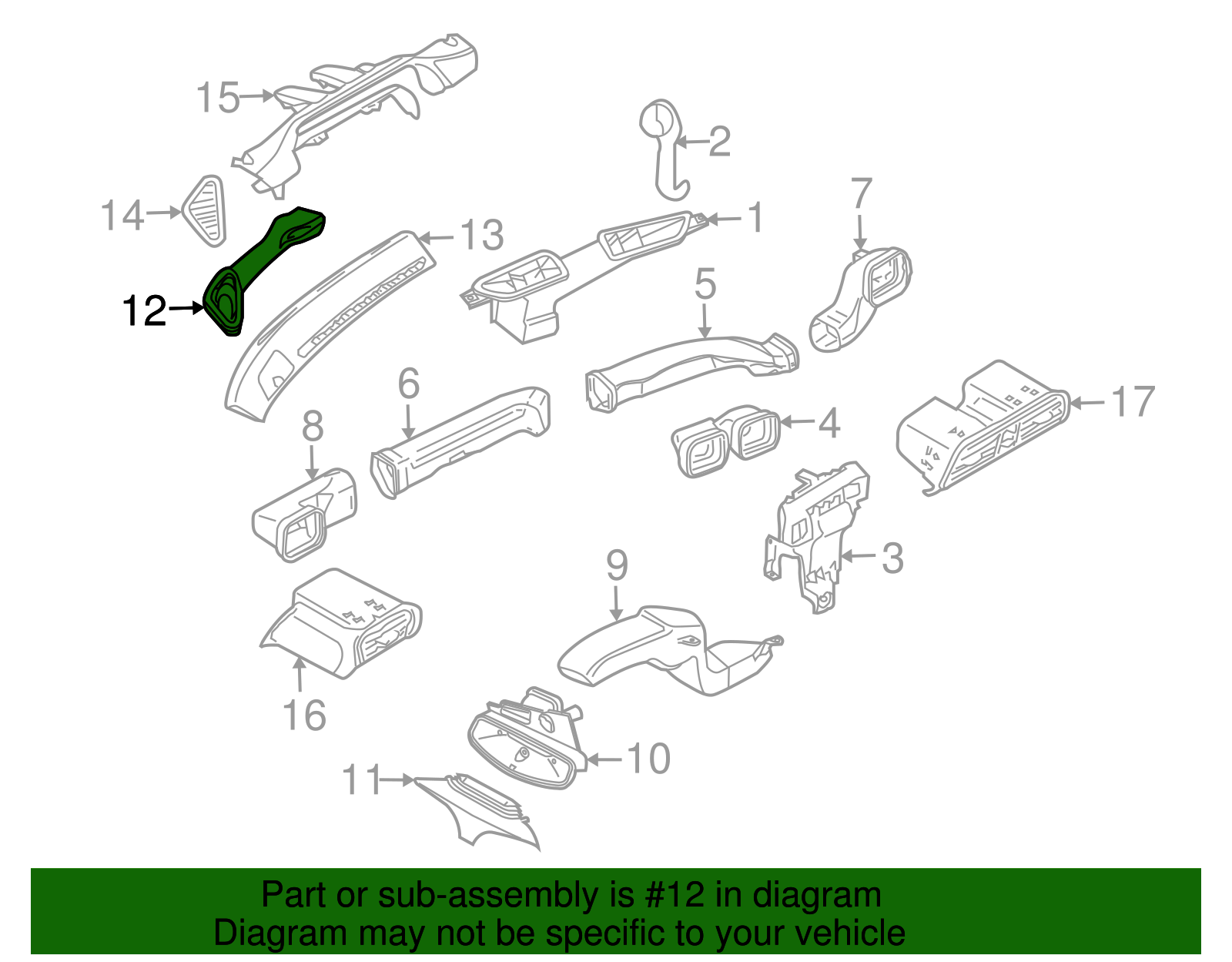 Upper Duct - Porsche (997-552-315-02)