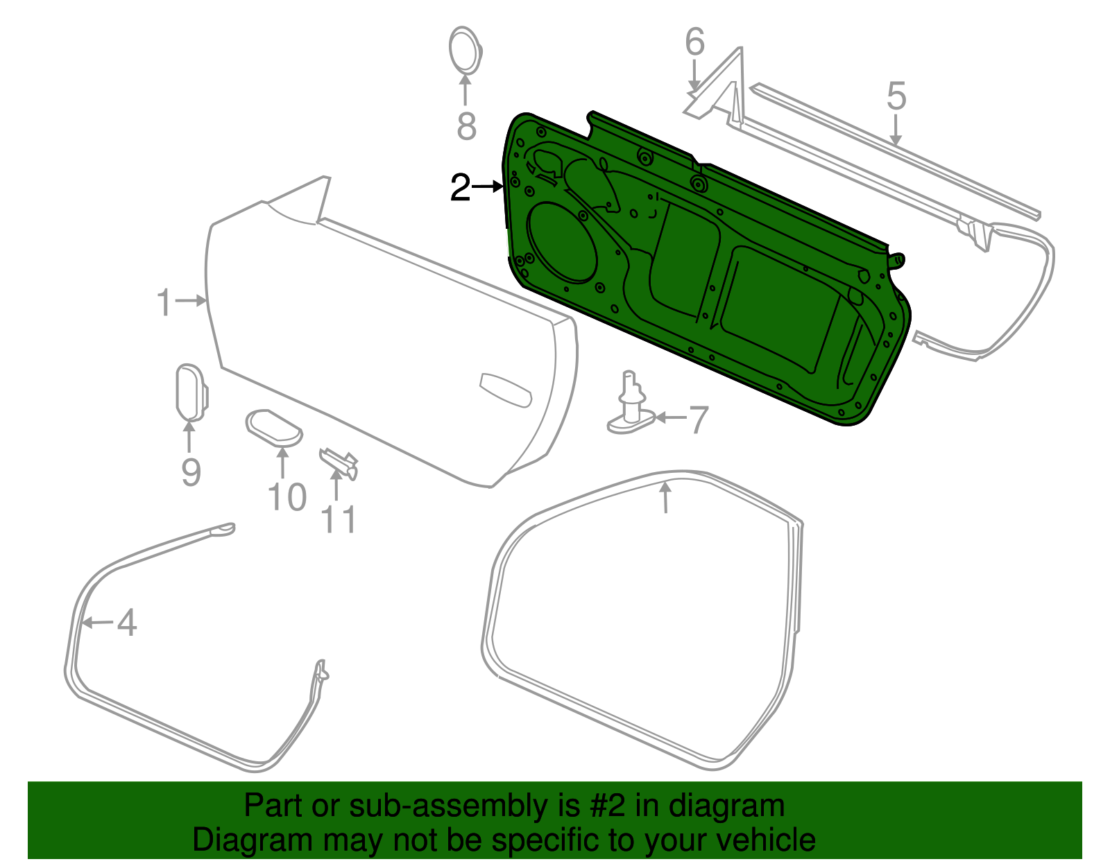 Inner Panel - Porsche (987-537-201-03)