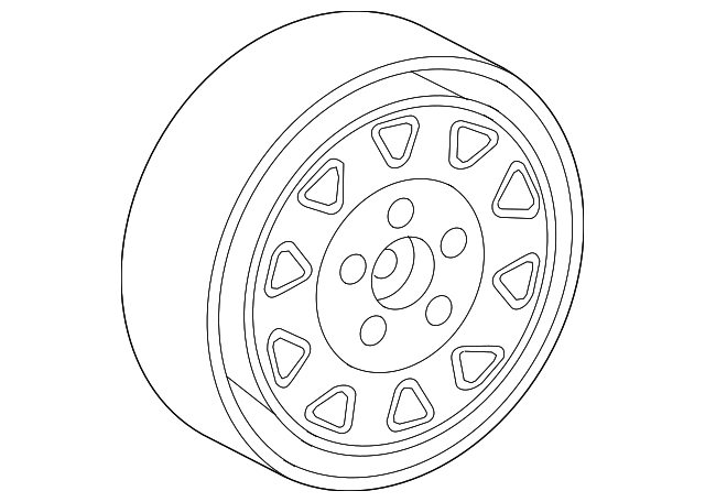 Spare Wheel - Porsche (996-362-020-04)