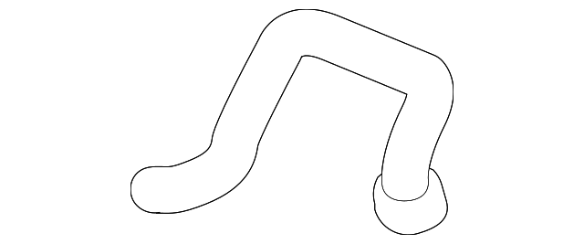 Secondary Air Injection Pump Hose - Porsche (996-113-255-72)