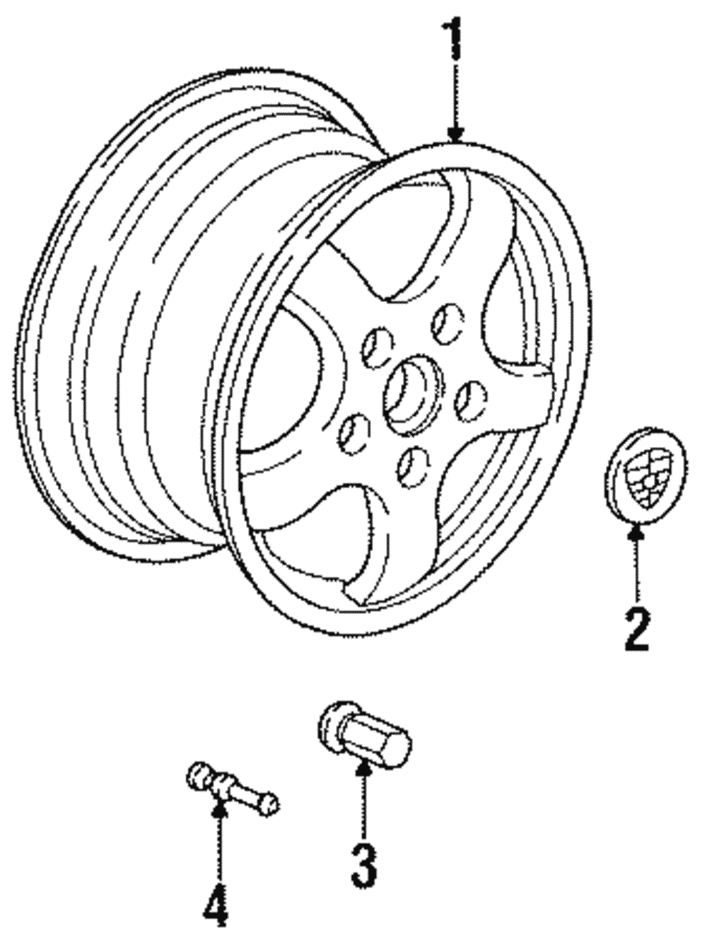 Wheel - Porsche (965-362-124-05-61M)