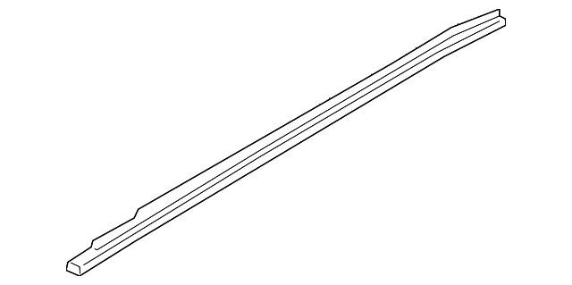 Rocker Molding - Porsche (9Y0-853-857-C-G2X)