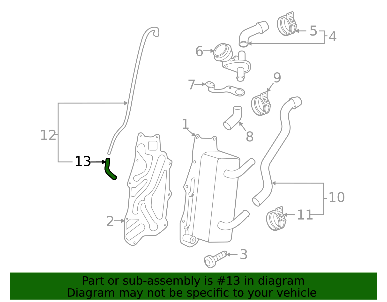 Vacuum Tube Elbow - Porsche (997-110-666-72)