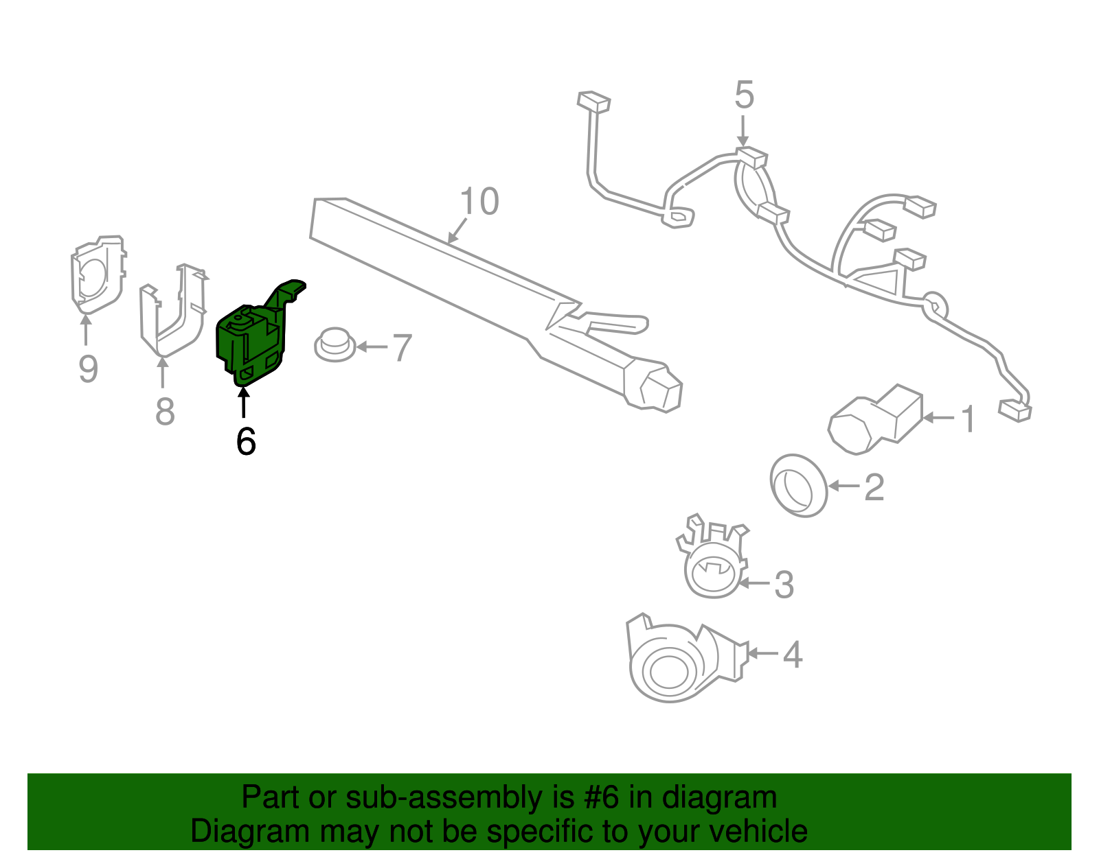 Distance Sensor - Porsche (991-605-085-05)
