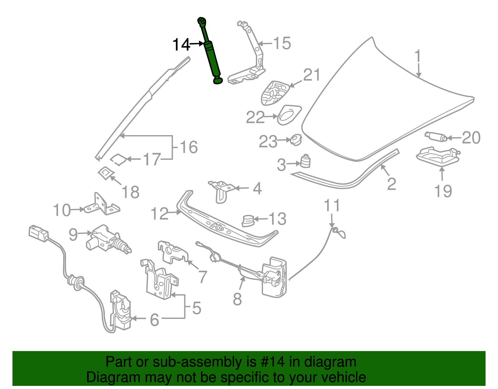 Support Cylinder - Porsche (997-511-551-02)