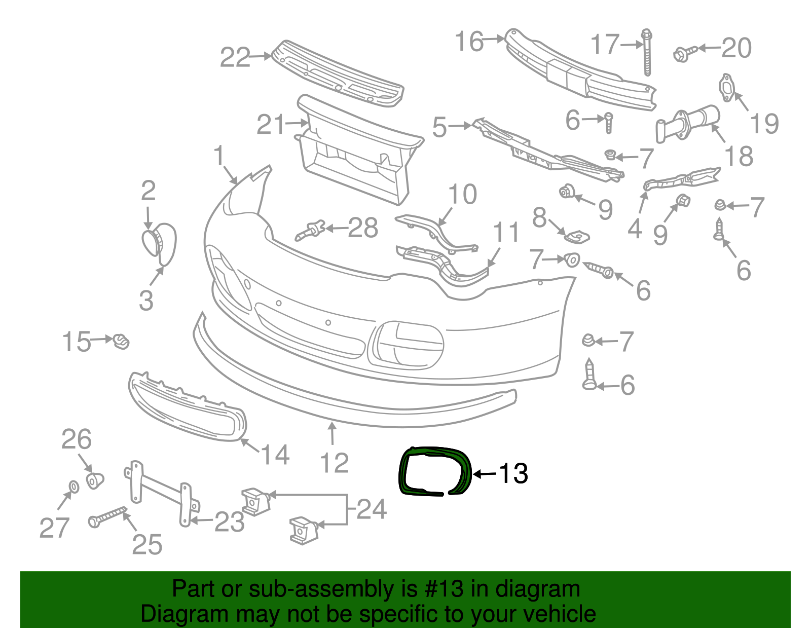 Air Inlet - Porsche (996-505-563-30-01C)