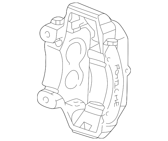 Disc Brake Caliper - Porsche (996-352-421-03)