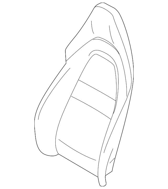 Seat Back Cover - Porsche (971-881-805-EL-DAK)