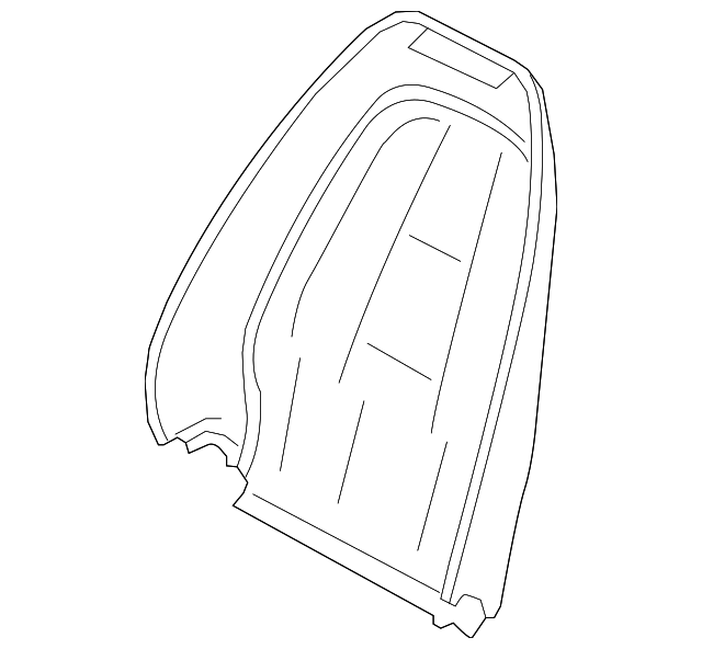 Seat Back Panel - Porsche (971-881-971-OK6)