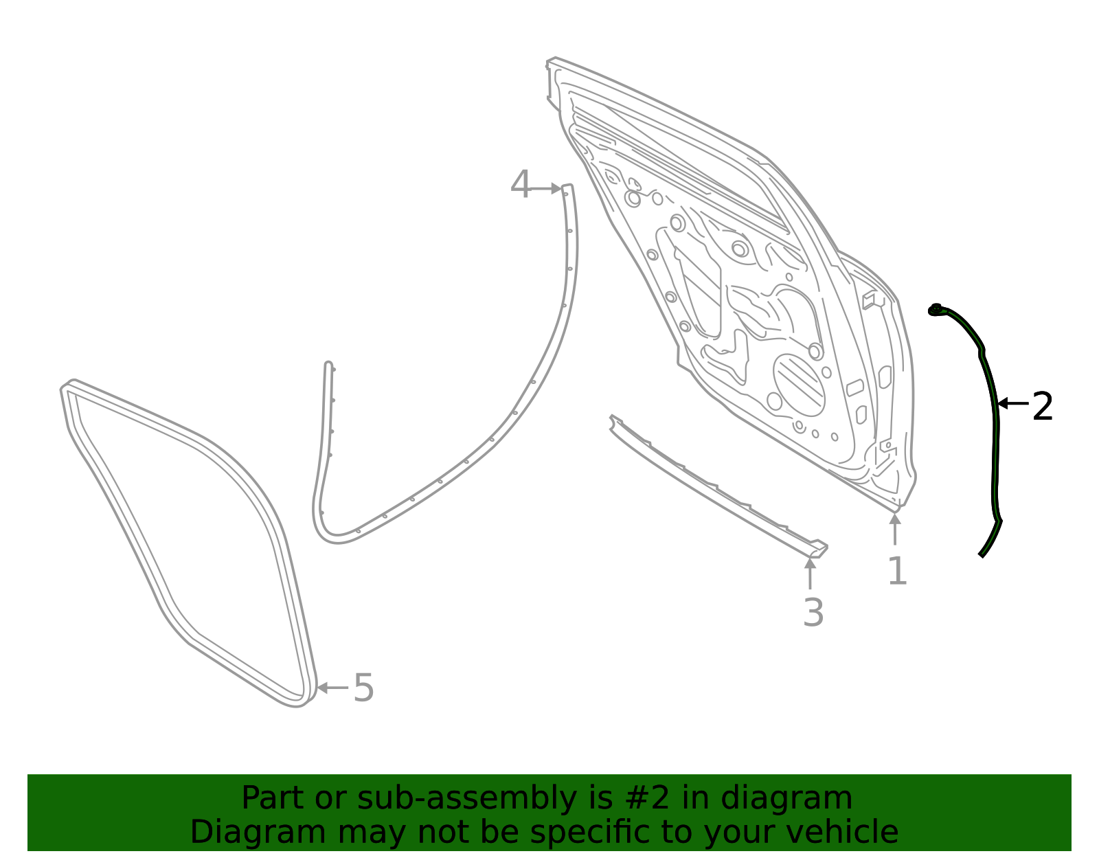 Rear Weather-Strip - Porsche (9J1-839-776-A)