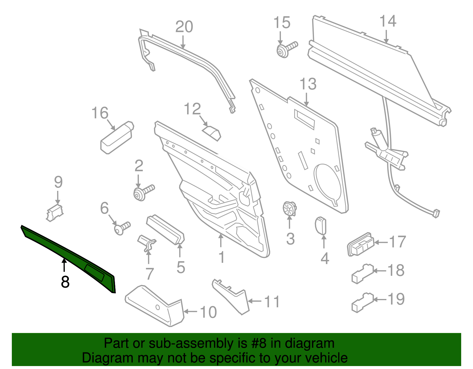 Trim Molding - Porsche (971-867-067-AC-CK6)
