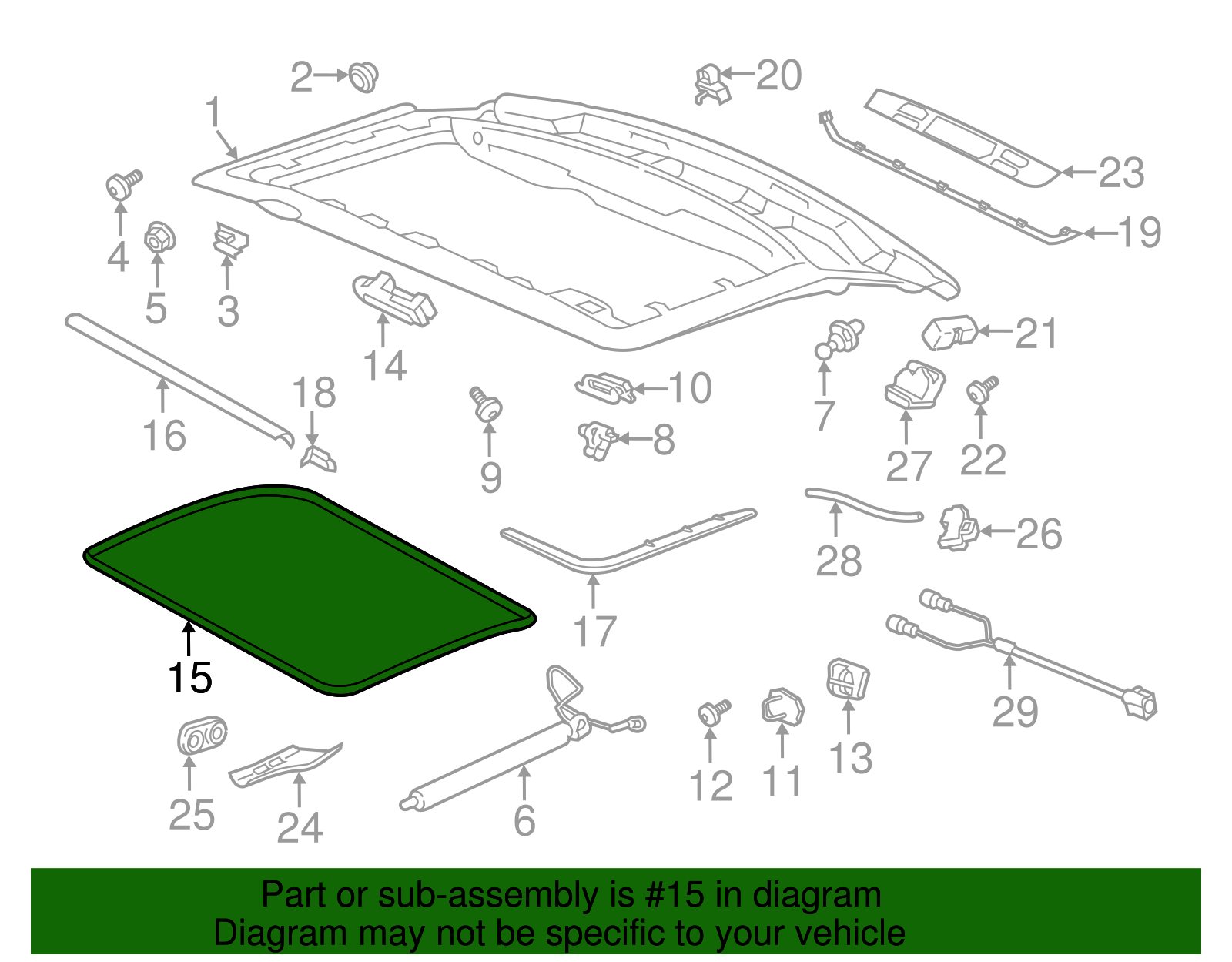 Surround Weather-Strip - Porsche (971-827-705-C)