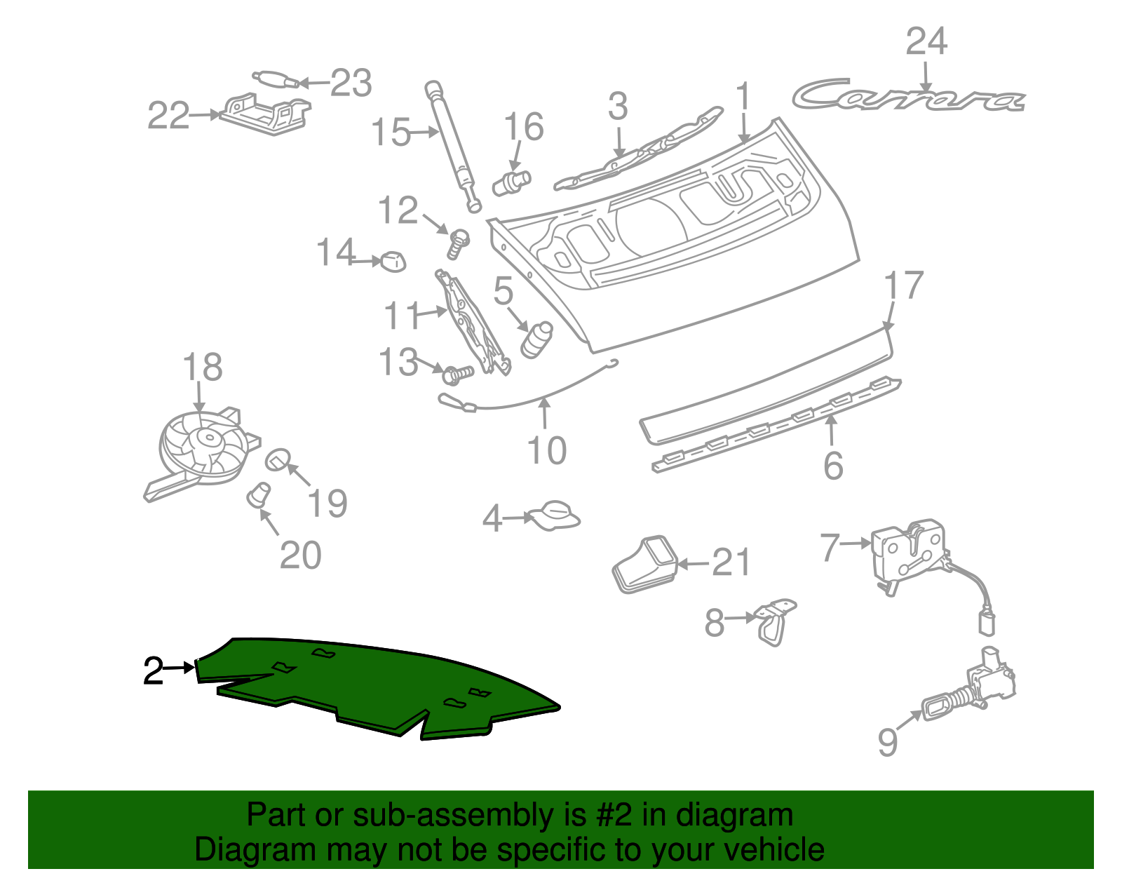 Insulation - Porsche (997-556-711-03)