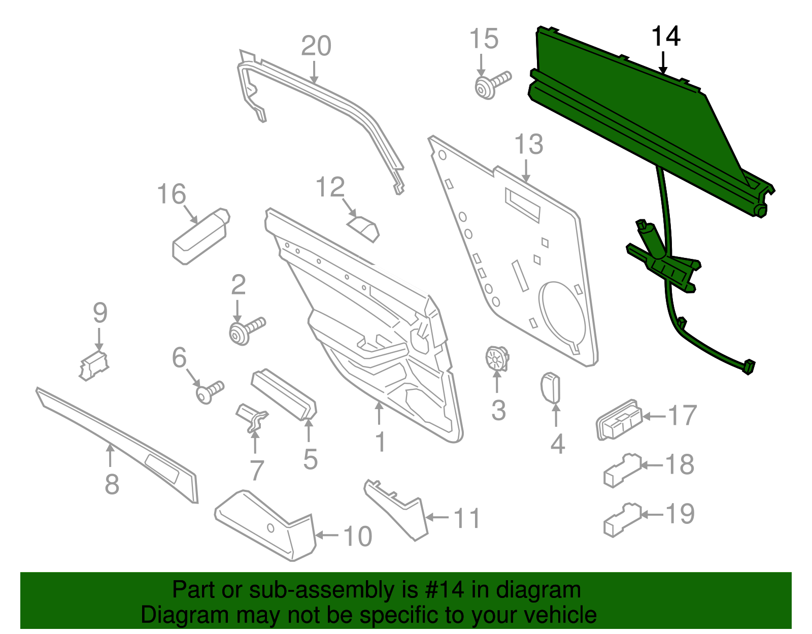 Door Glass Sunshade - Porsche (971-861-333-B-OB8)