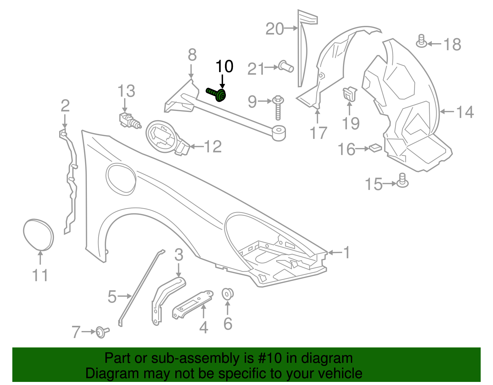 Support Screw - Porsche (PAF-005-208)