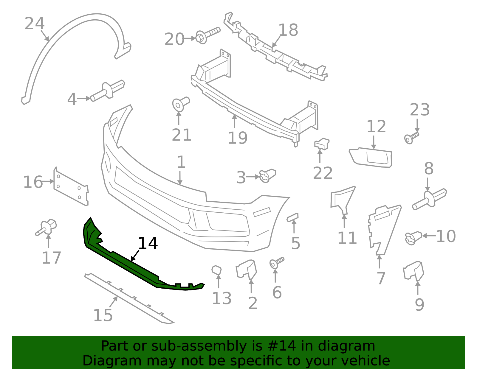 Spoiler - Porsche (9Y0-807-061-B-OK1)