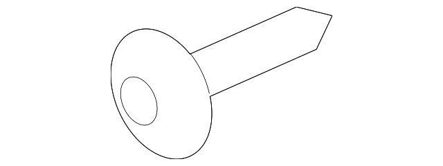 Quarter Panel Splash Shield Screw - Porsche (N-910-570-01)