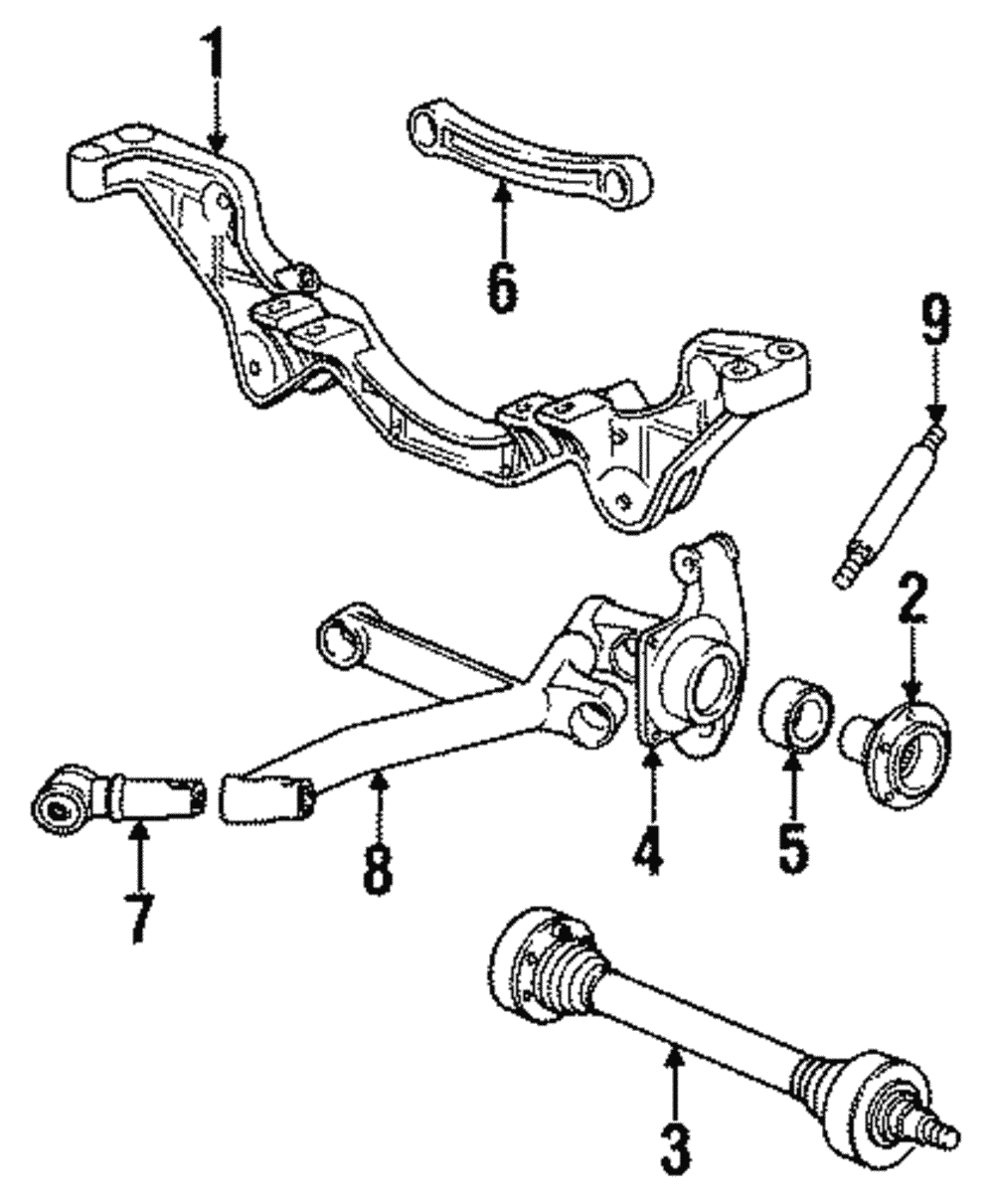Axle Assembly - Porsche (928-332-033-52)
