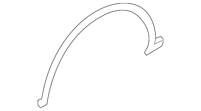 Wheel Opening Molding - Porsche (9Y3-854-731-B-G2X)