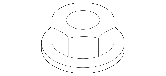 Center High Mount Stop Light Nut - Porsche (PAF-015-082)