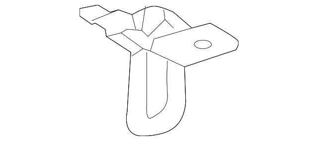 Hood Latch Striker Plate - Porsche (997-511-051-00)