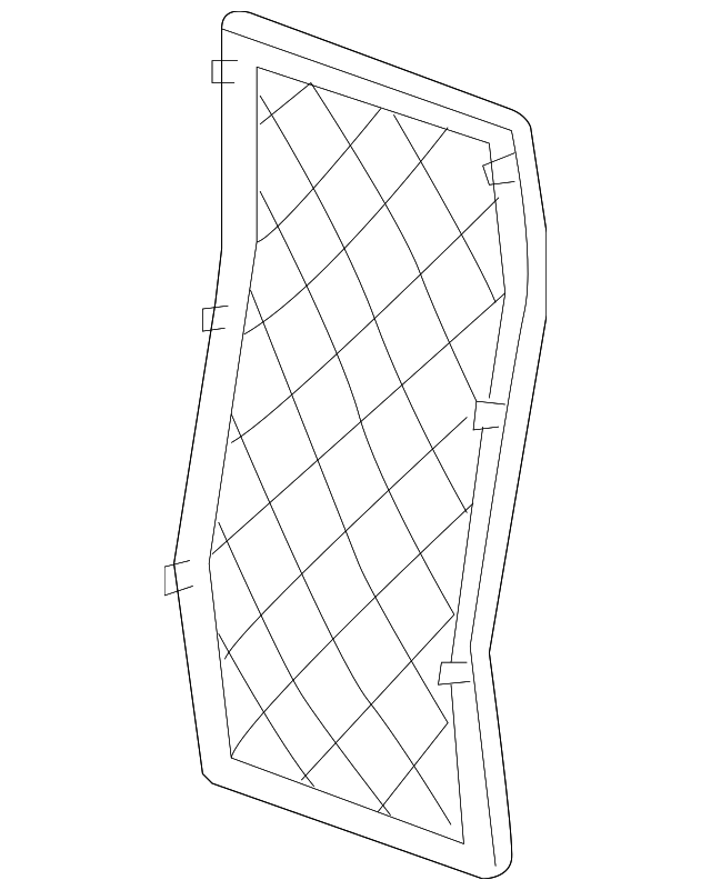 Console Mat - Porsche (970-553-675-00-8E0)