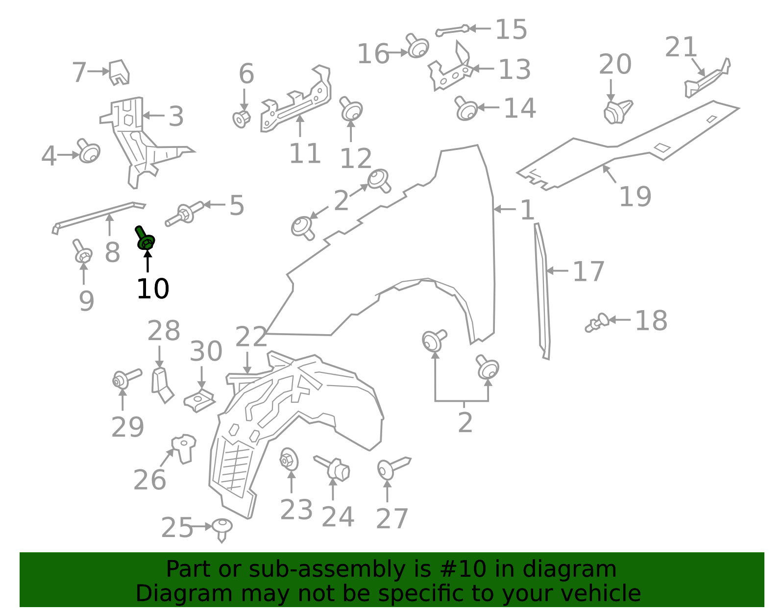 Front Brace Bolt - Porsche (N-908-463-01)