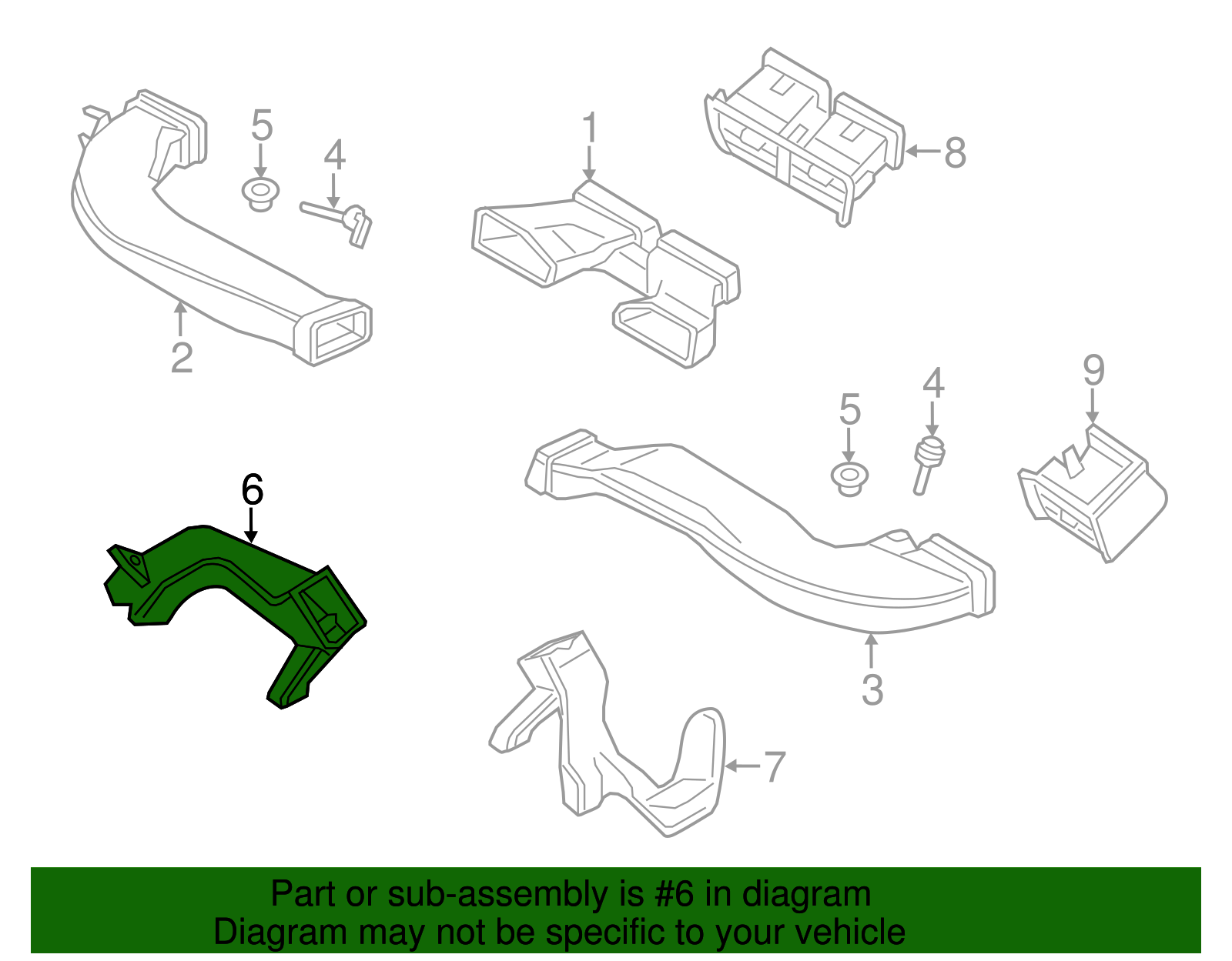Floor Duct - Porsche (991-572-794-02)