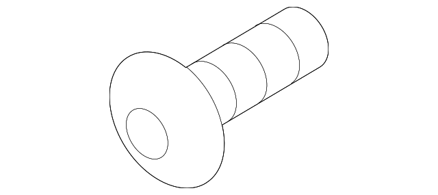 Seat Belt Assembly Lower Bolt - Porsche (N-910-742-01)