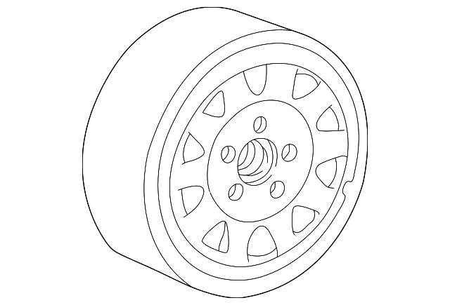 Spare Wheel - Porsche (996-362-030-01)