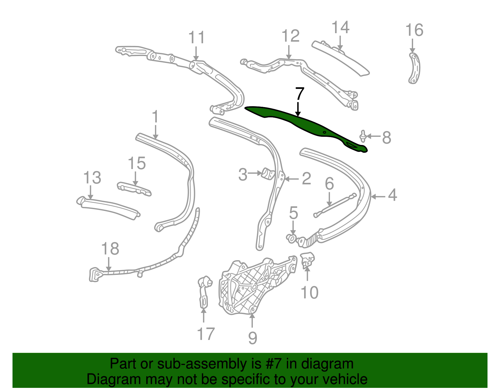 Strap - Porsche (996-561-090-03)