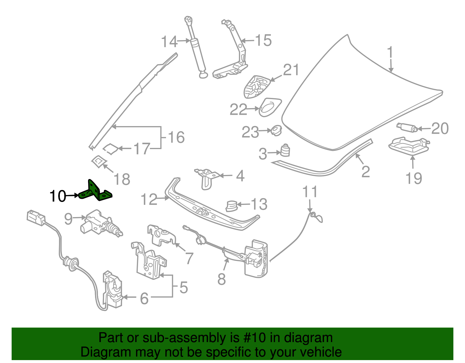 Actuator Bracket - Porsche (997-511-489-01)