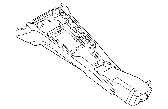 Center Console - Porsche (970-553-311-01-OK6)