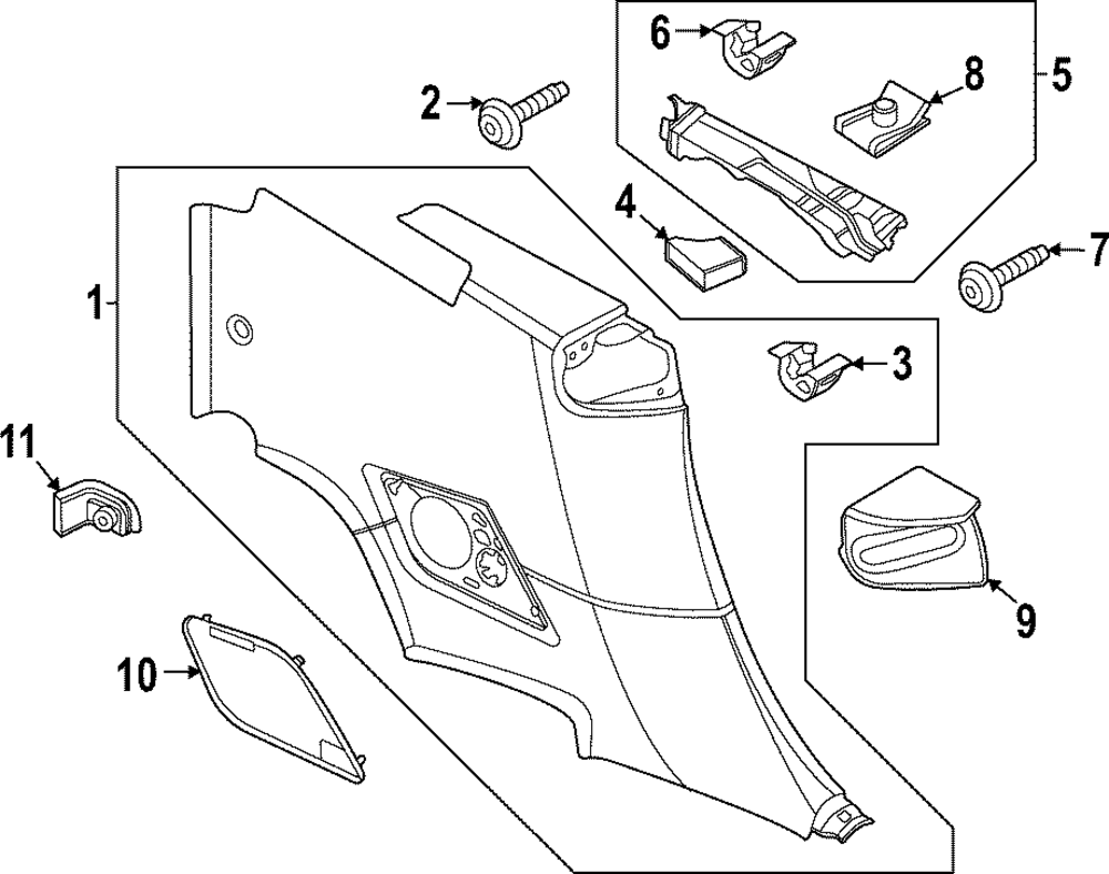 Bracket Nut - Porsche (PAF-901-686)