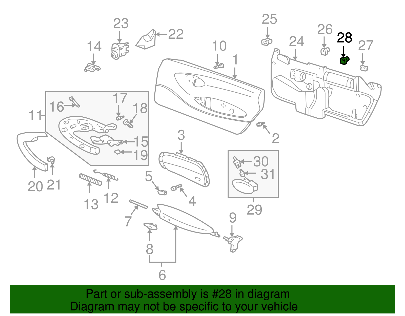 Water Deflector Nut - Porsche (999-920-011-40)