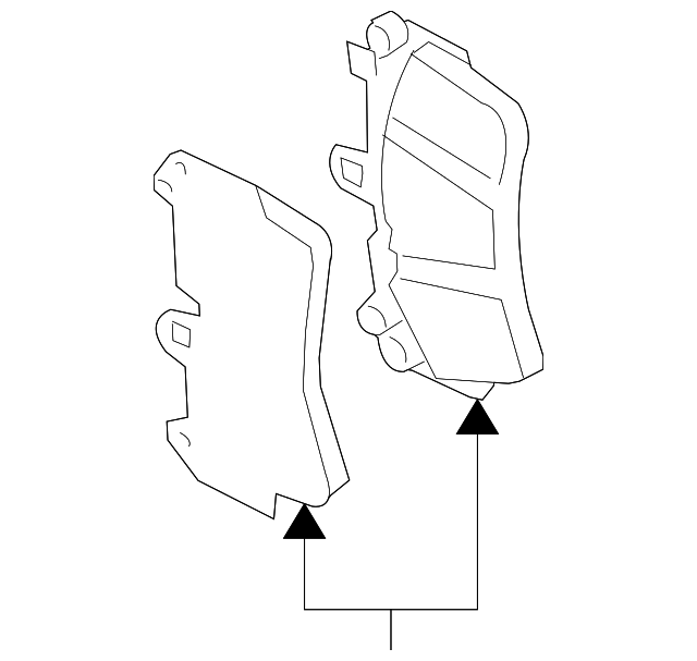 1 Set Of Brake Pads - Porsche (955-351-939-65)