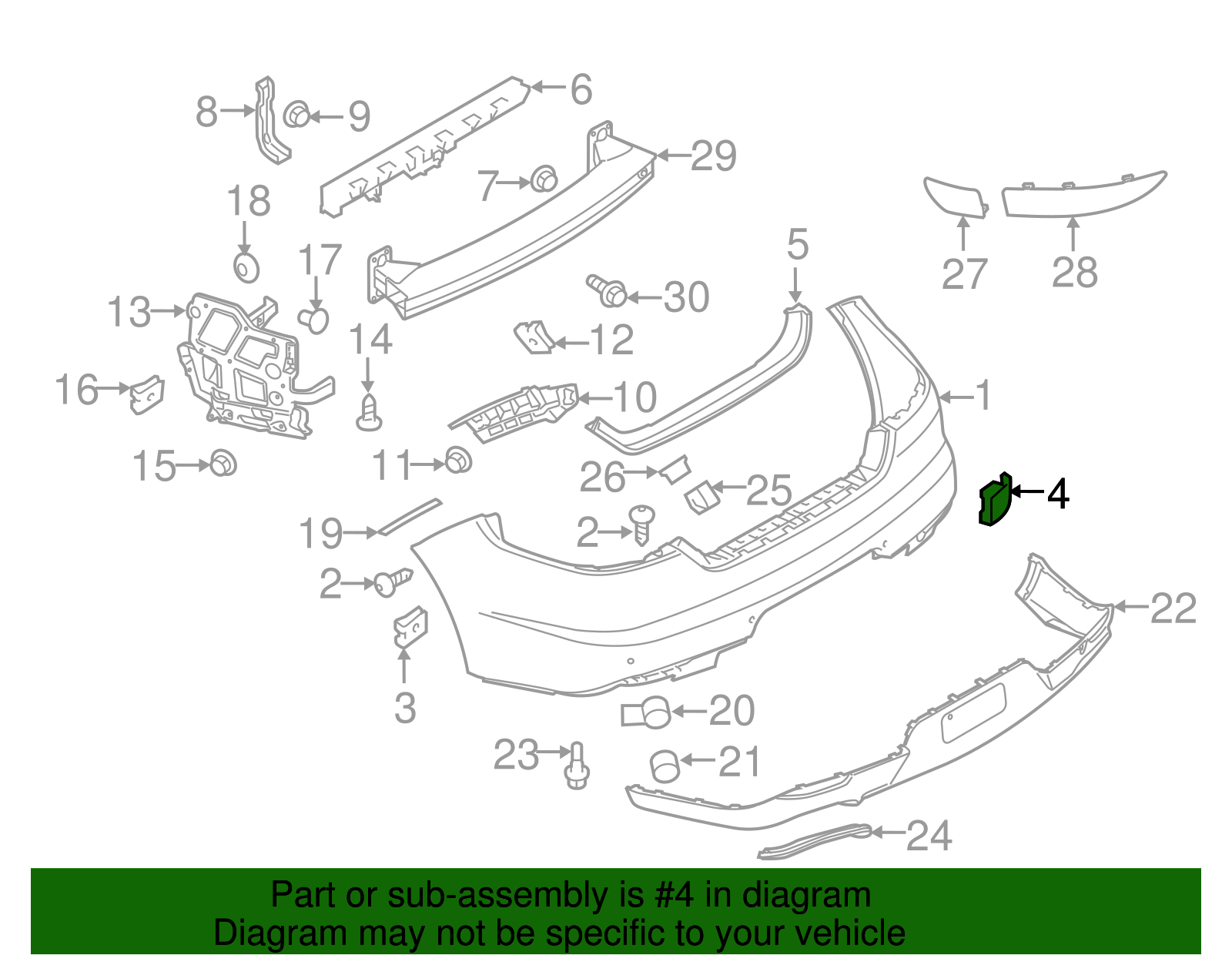 Tow Eye Cap - Porsche (970-505-803-03-1E0)