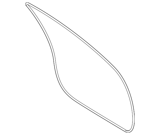 Weather-Strip On Body - Porsche (9J1-831-722-AY)