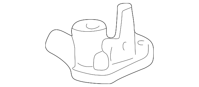 Secondary Air Injection Pump Hose Adapter - Porsche (996-113-131-52)