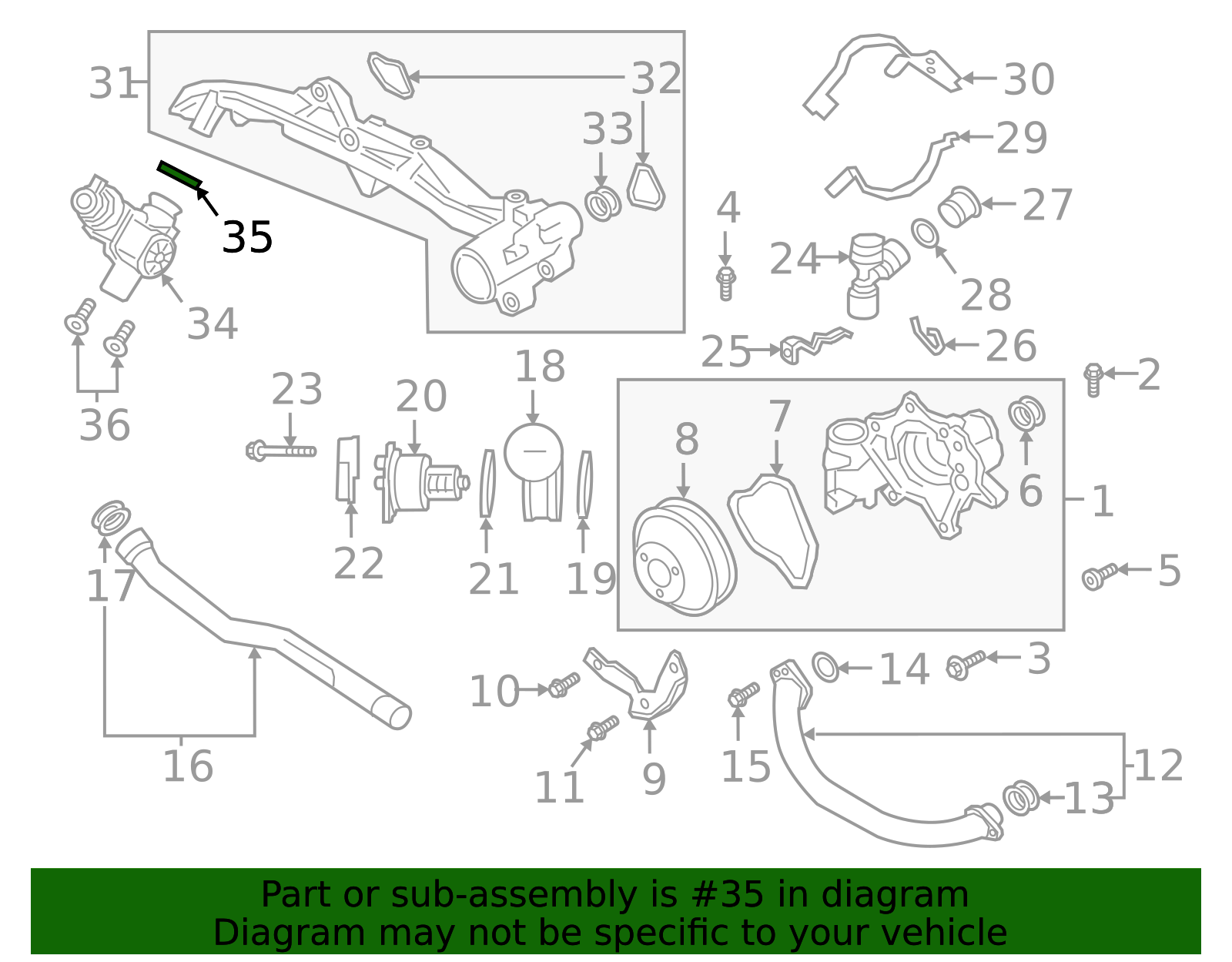 Engine Coolant Pipe O-Ring - Porsche (9A7-008-280-01)