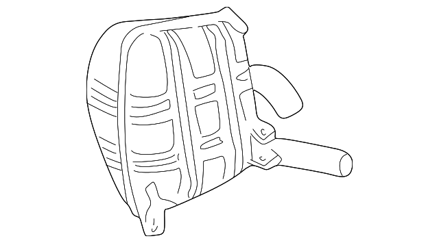 Muffler - Porsche (996-111-985-04)