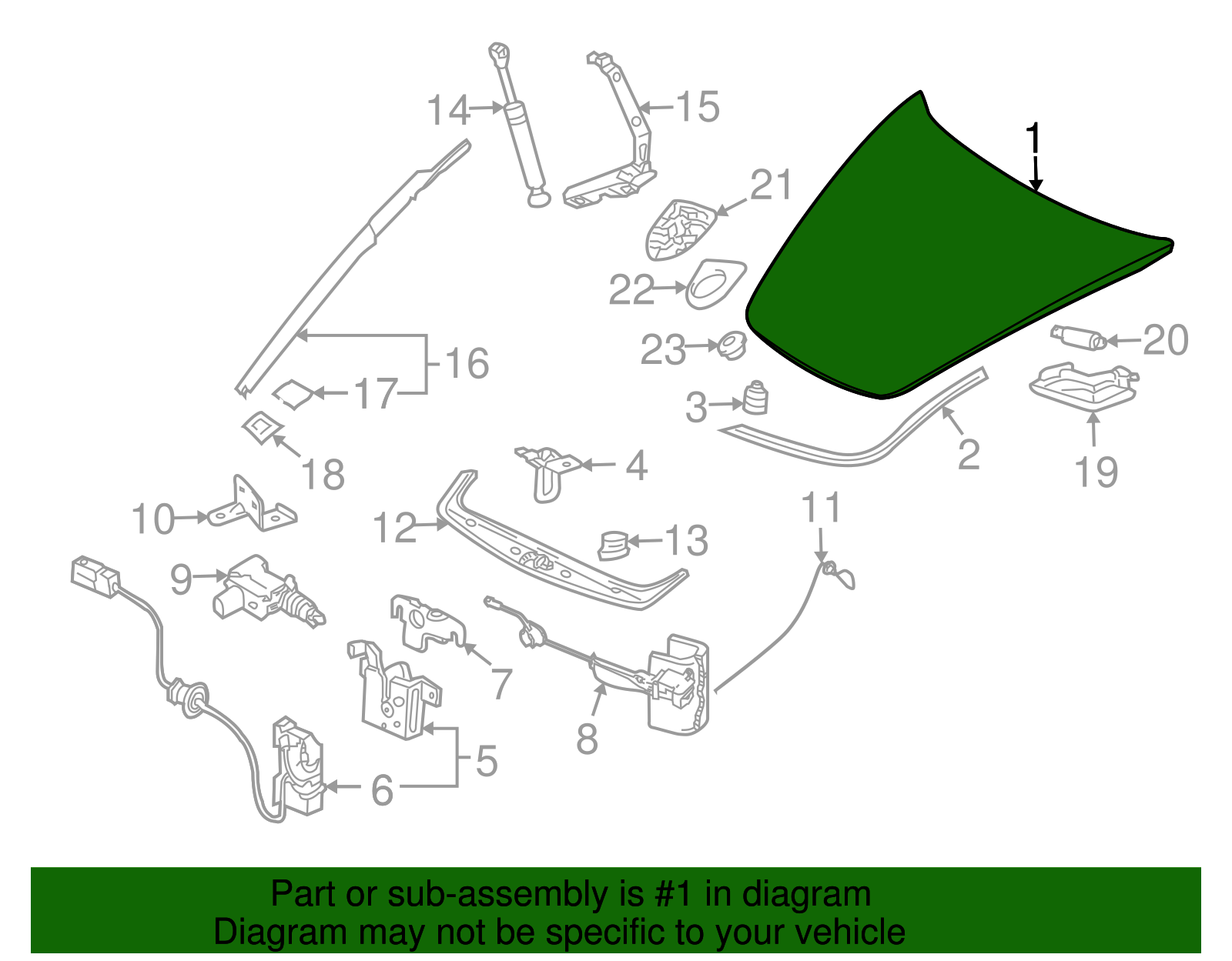 Hood Panel - Porsche (997-511-011-02-GRV)