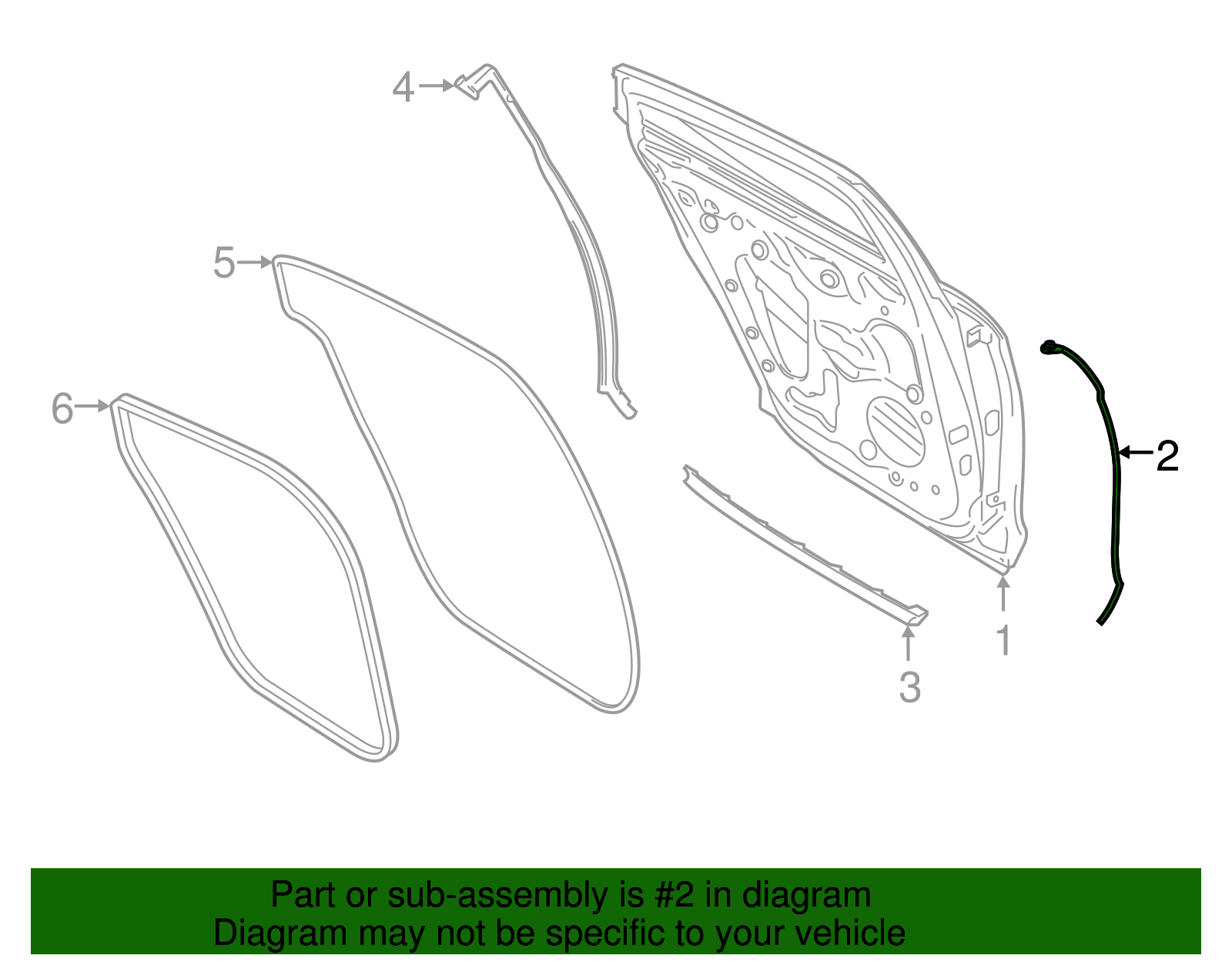 Front Weather-Strip - Porsche (971-839-774)