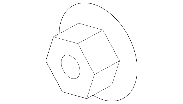 Hinge Nut - Porsche (999-076-066-09)