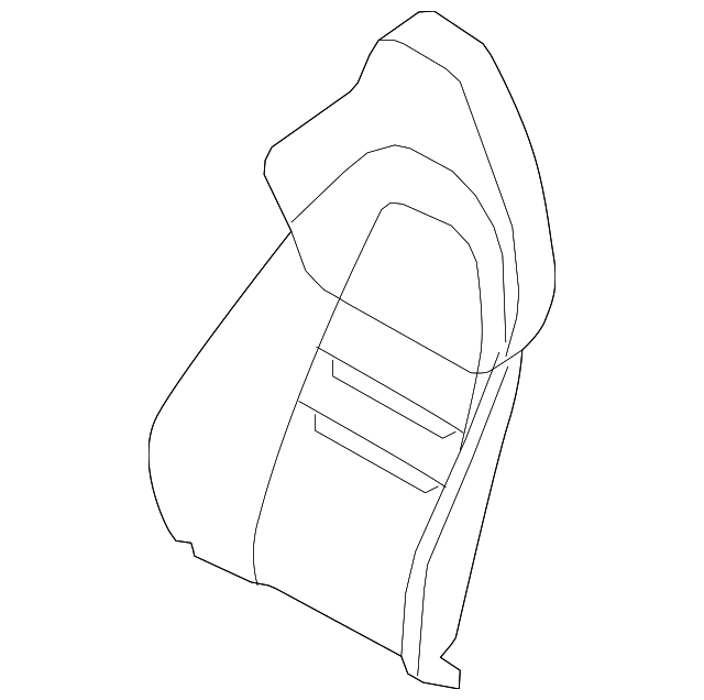 Seat Back Pad - Porsche (971-881-551-P)