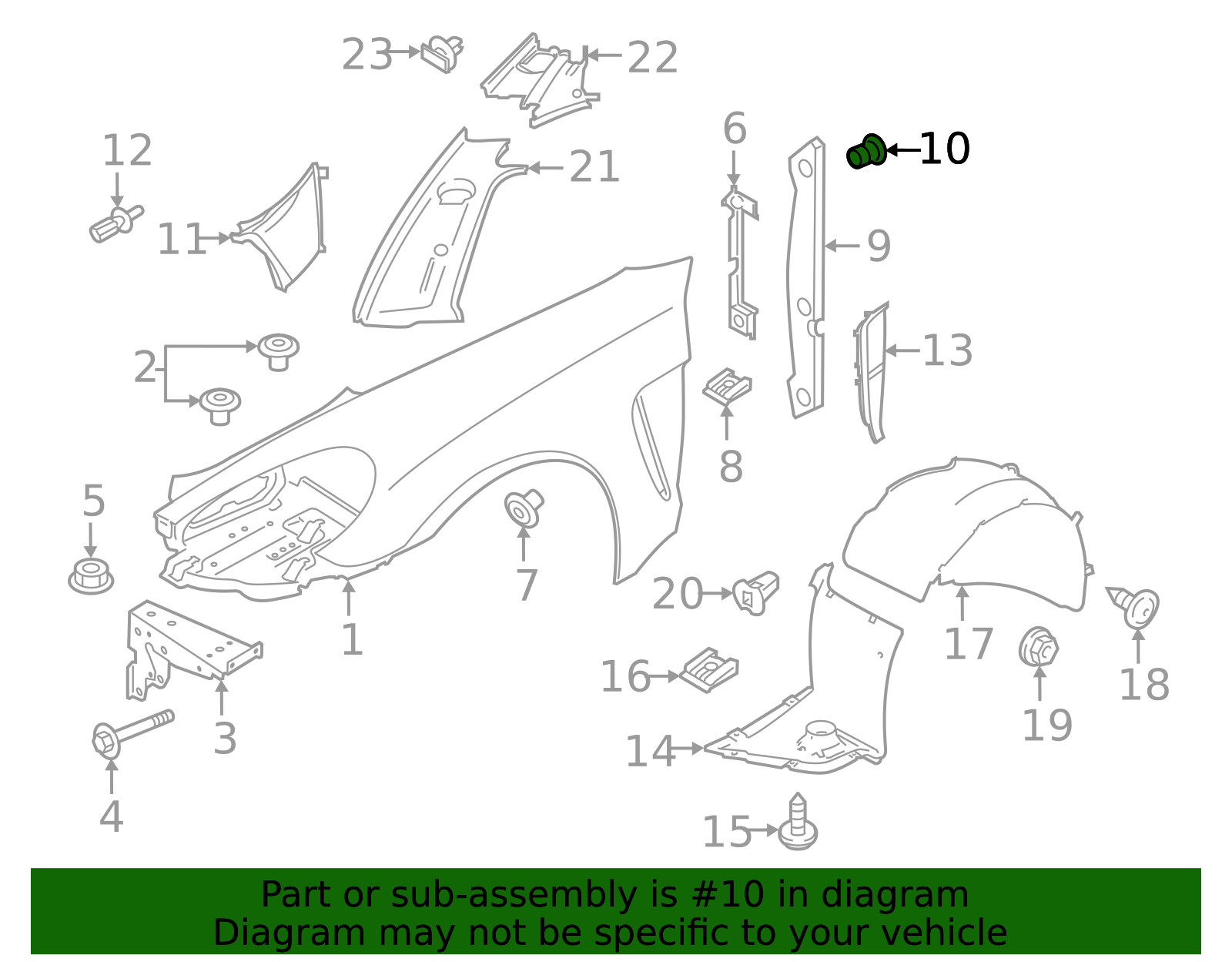 Rear Cover Rivet - Porsche (PAF-038-549)