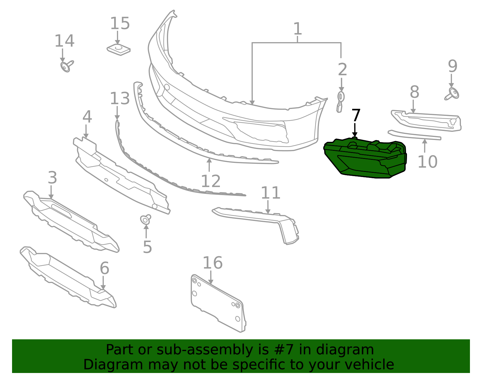 Outer Grille - Porsche (992-807-683-C-OK1)